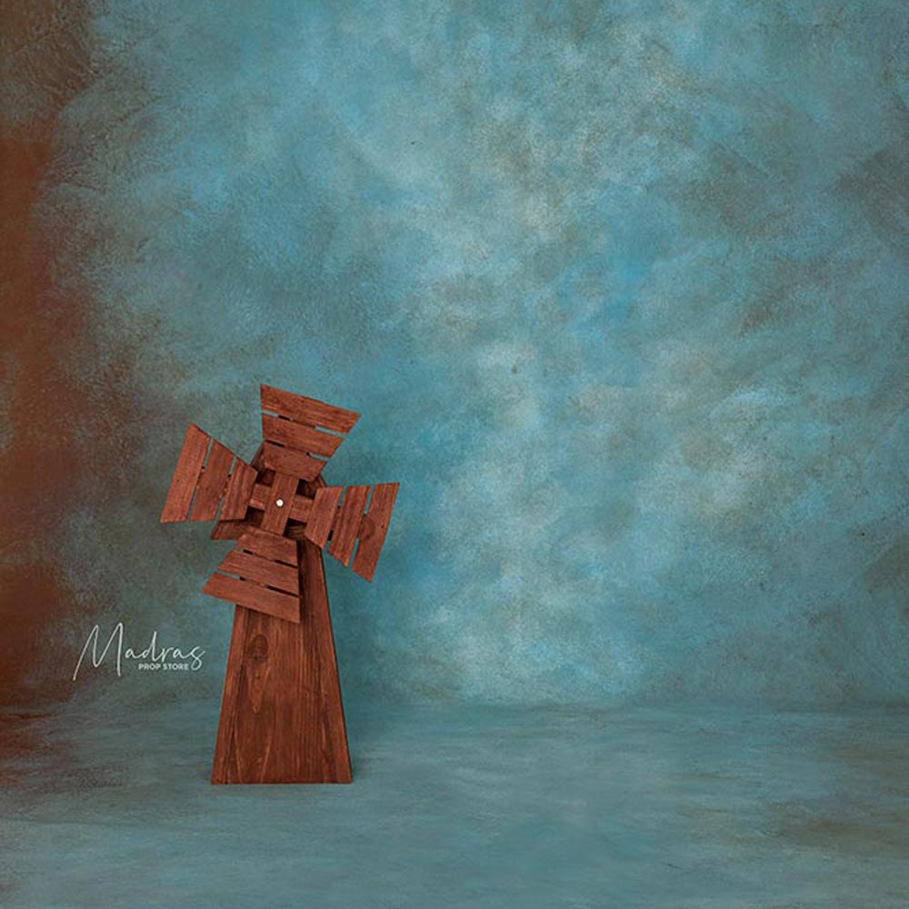 Copperish Turquoise : Painted Fashion Backdrops