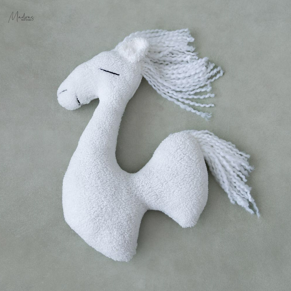 Snow White Horse Pillow