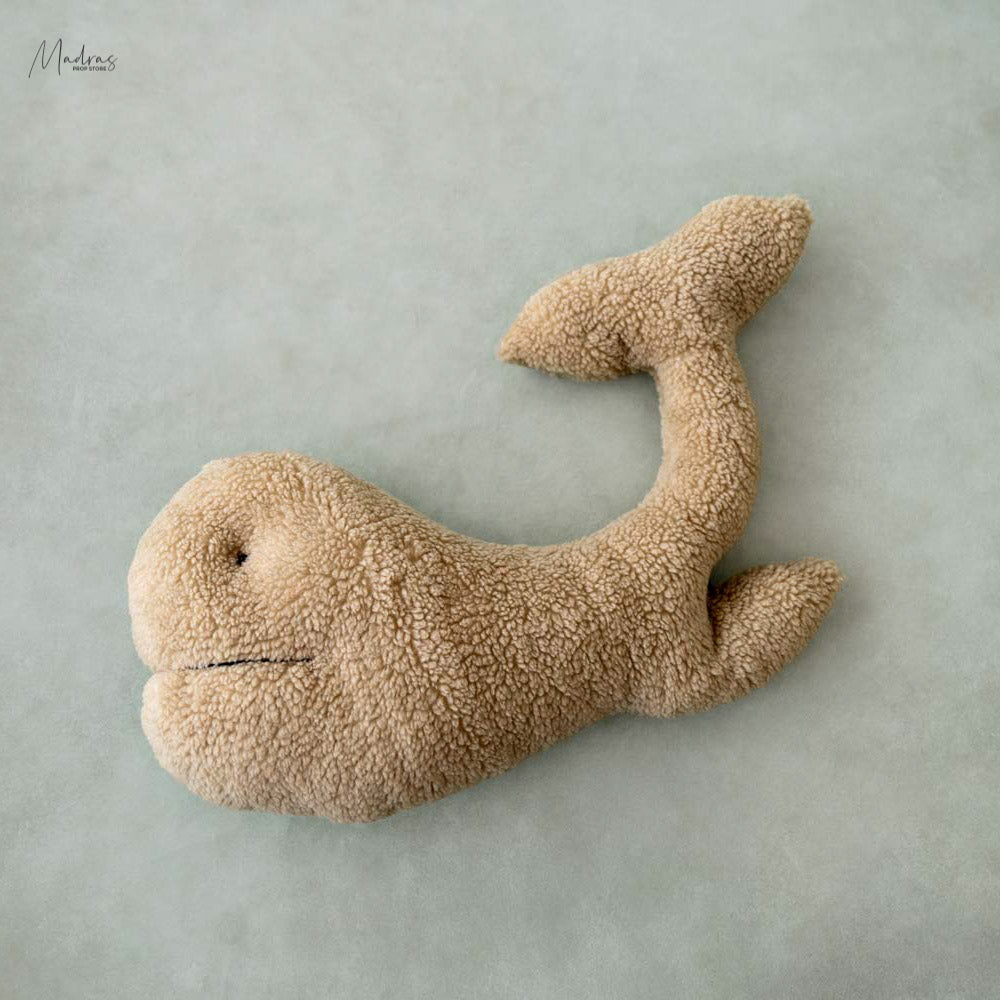 Whale Posing Pillow