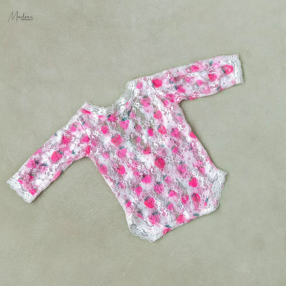 Floral Romper Newborn : Baby Props