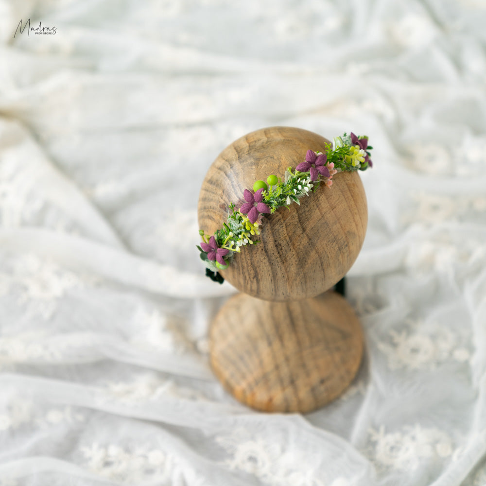 Leafy Tiara -Baby Props