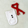 Snowman Pouch Wrap With Scarf