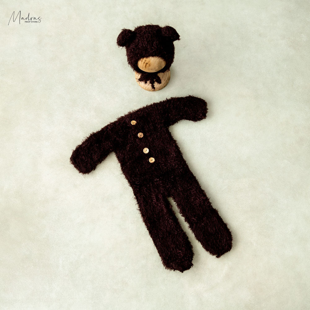 Woolen Bear Outfit : Baby Props