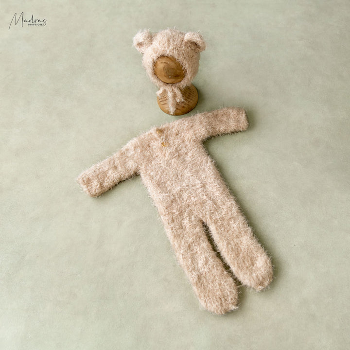 Woolen Bear Outfit : Baby Props