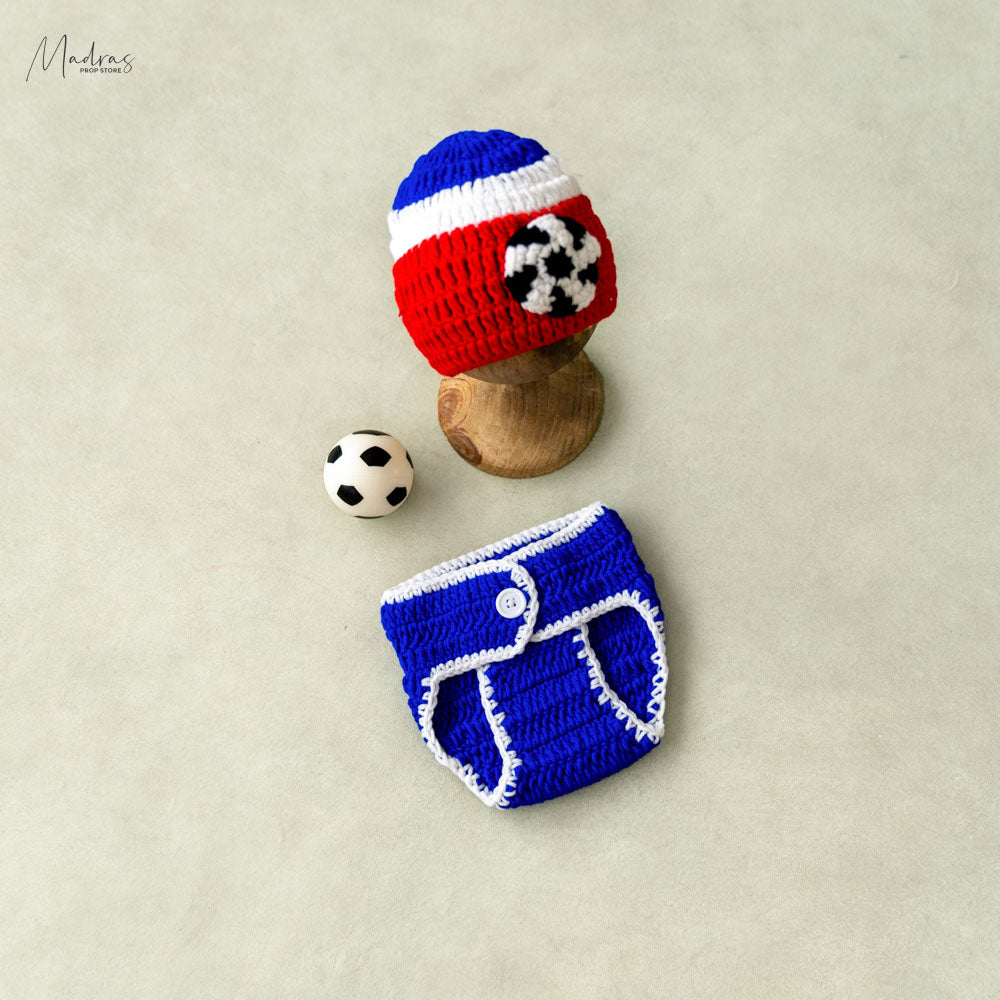 Newborn Football Outfit - Baby props