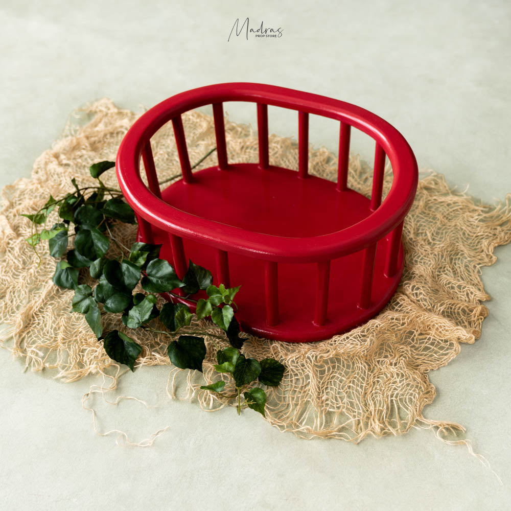 Oval Crib : Baby Props