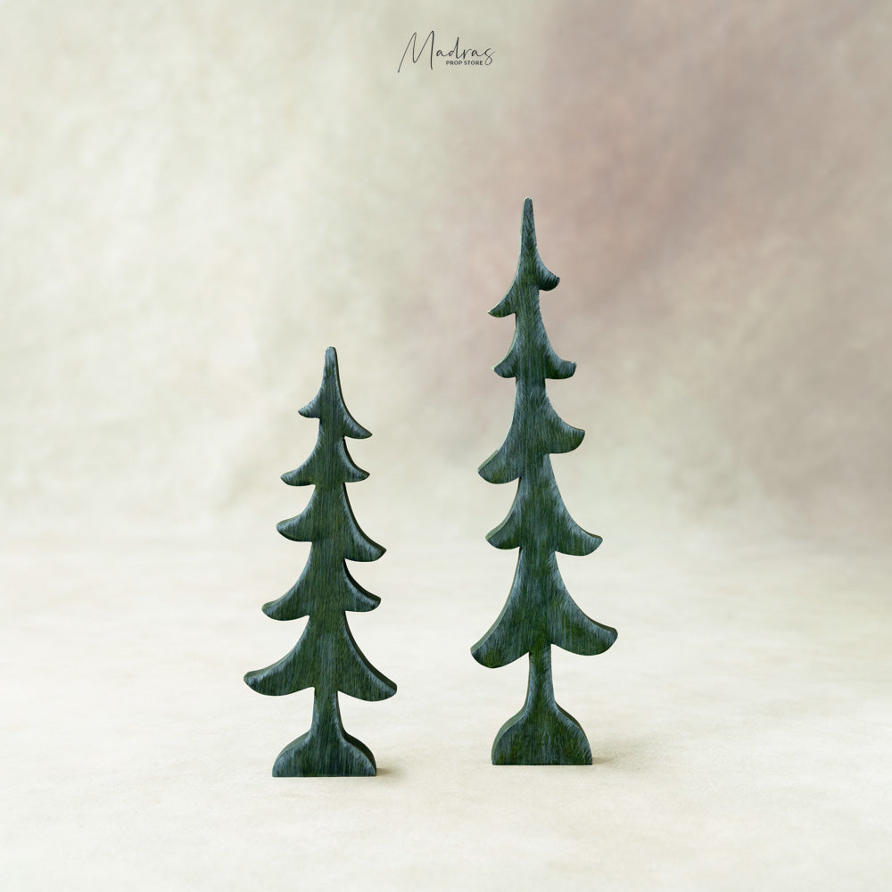 Cute Xmas Trees - set of two V.02- Baby Props