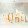 4 Pc Geometric Foam Styling Props Set For Product Shoot