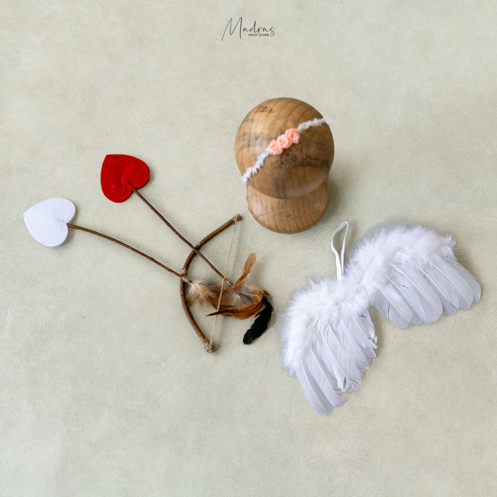 Newborn Cupid Set : Baby Props