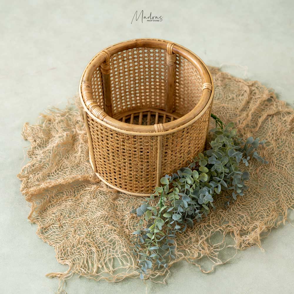 Cane Mesh Basket : Baby Props