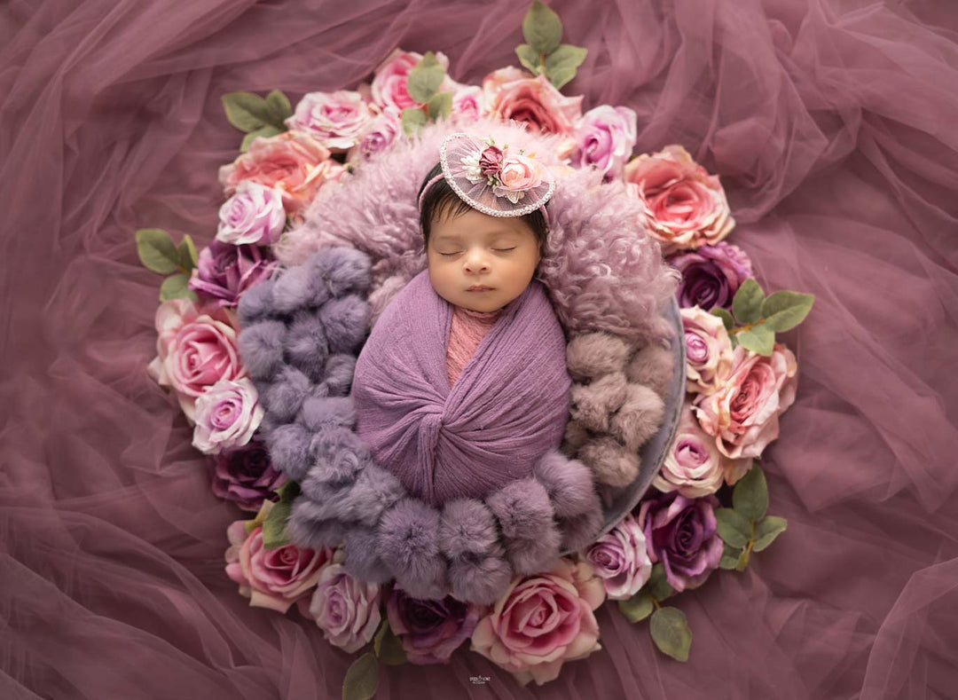 Rustic Wooden Bowl : Baby Props