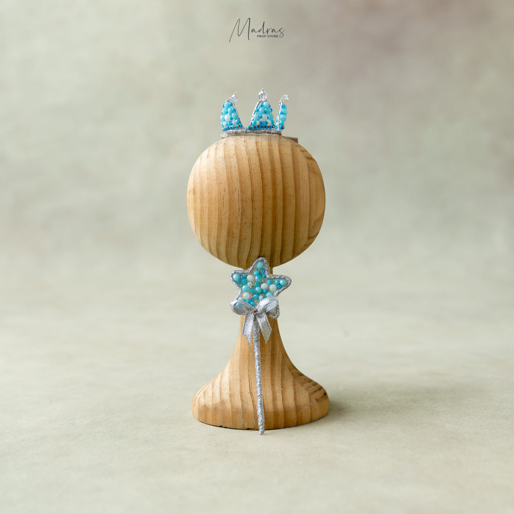 Crown with Star wand-Baby Props