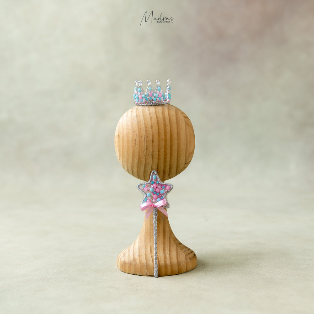 Crown with Star wand : Baby Props