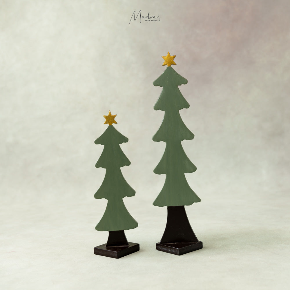 Cute Xmas Trees - set of two V.01 : Baby Props