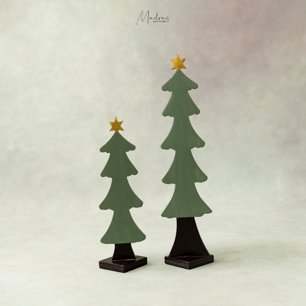 Cute Xmas Trees - set of two V.01-Baby Props