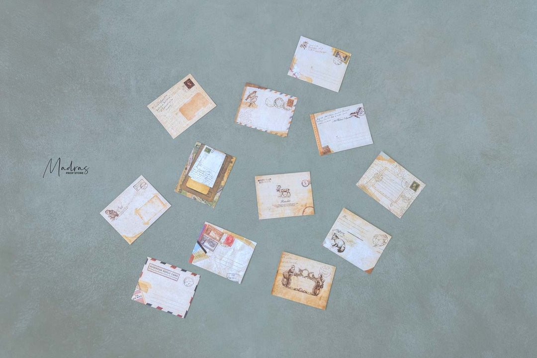 Mini Vintage Envelopes -Baby Props