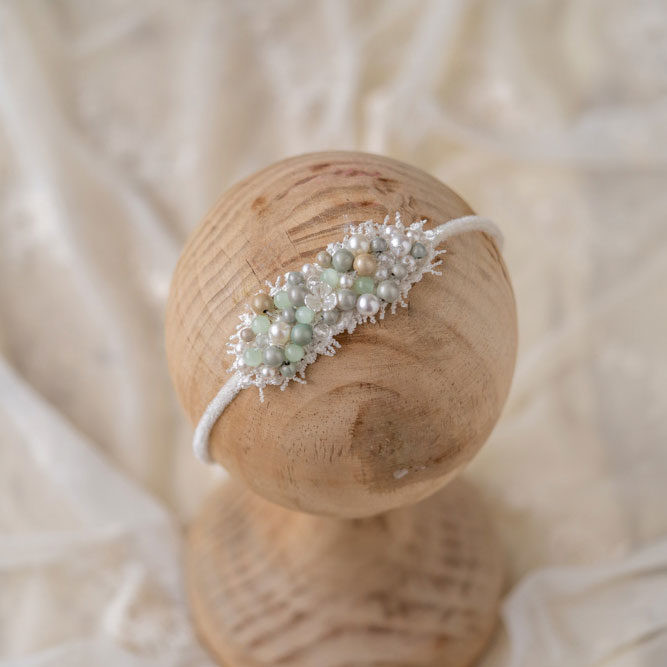 Exotic Pearl Headbands : Baby Props