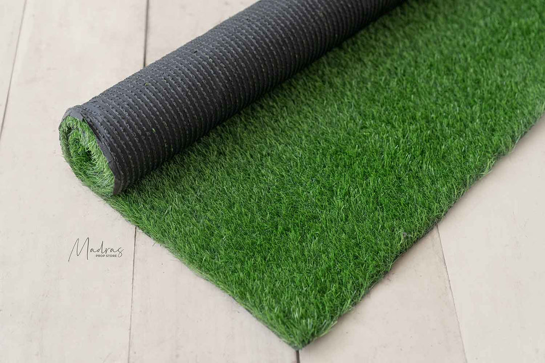 Green Grass Mat  - 5 by 6.5 -Baby Props