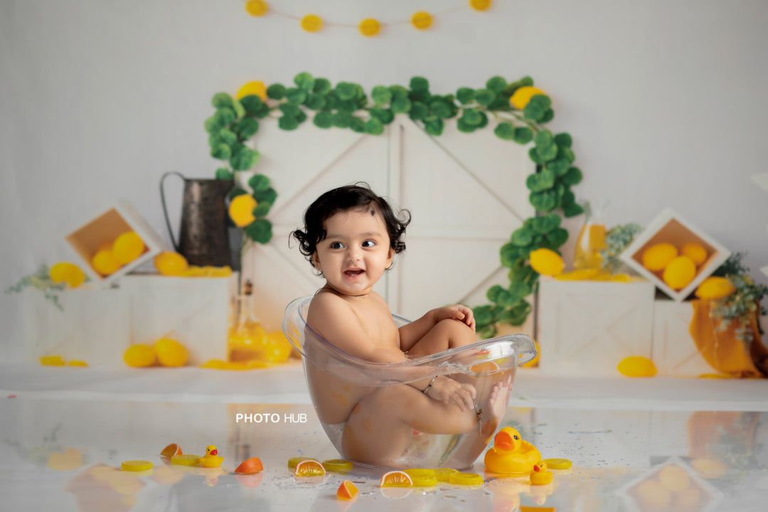 Baby Milk Bath Tub : Baby Props