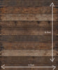 Knotty Wood Many Planks - Baby Printed Backdrop