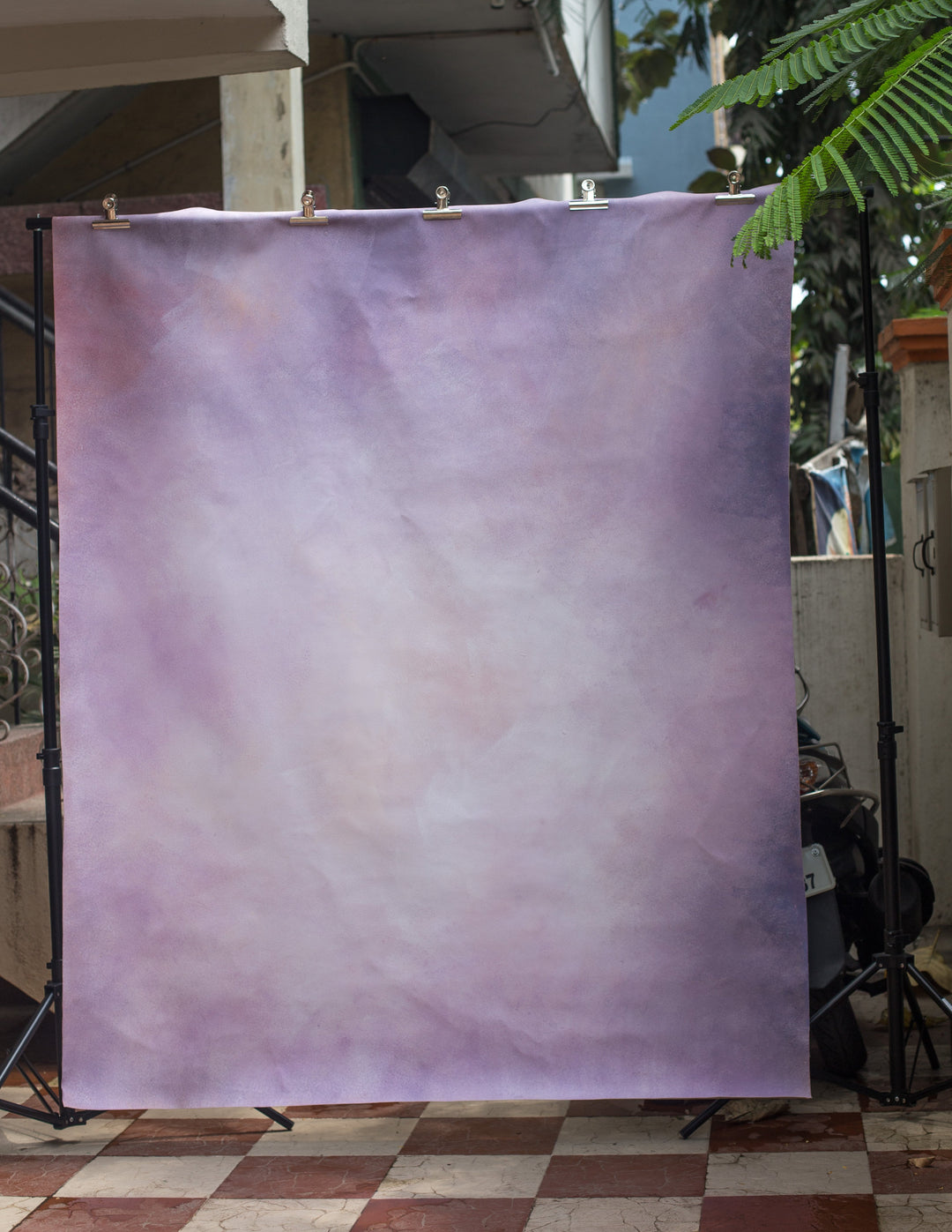 Lilac Canvas - Baby Painted Backdrops