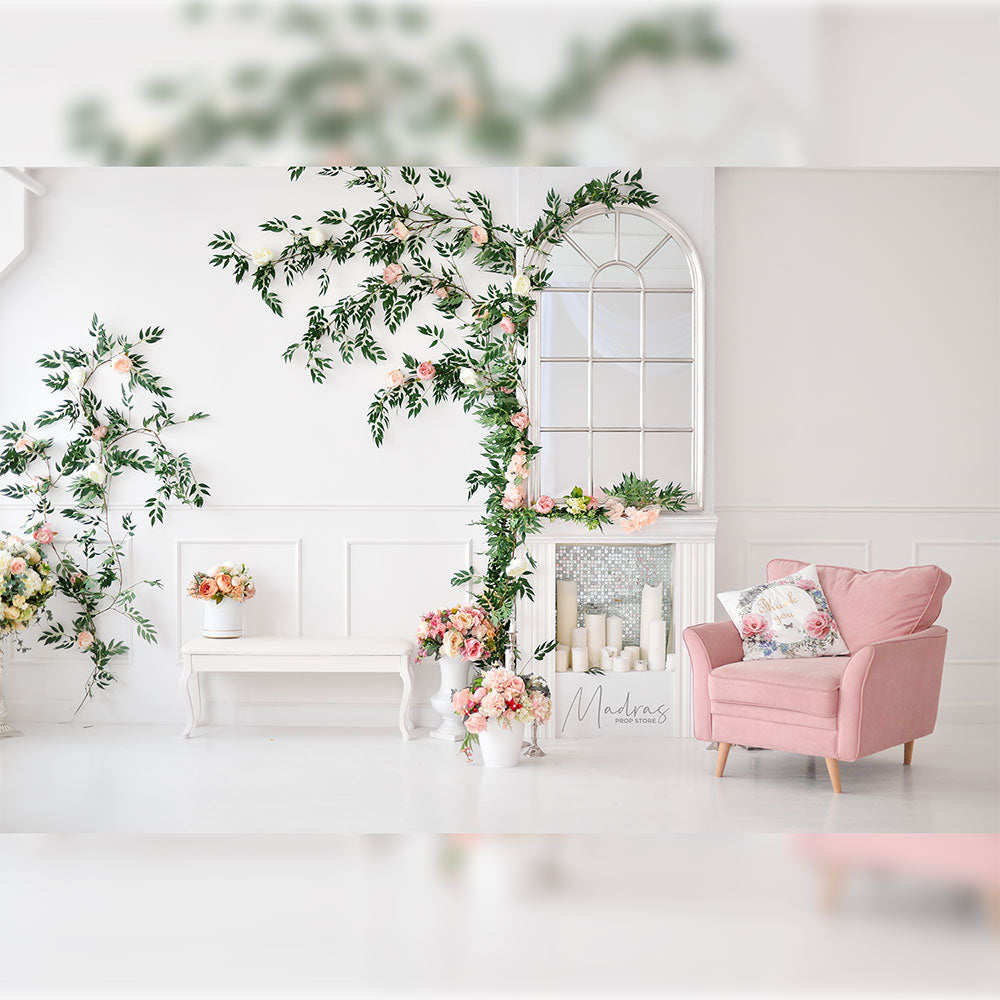 Pretty Living Room - Baby Printed Backdrops