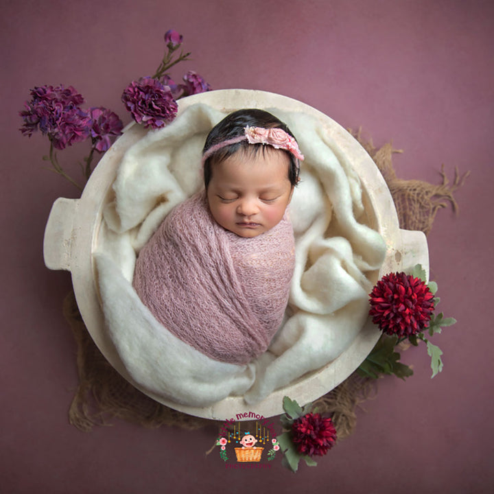 Mauve Canvas - Baby Painted Backdrops