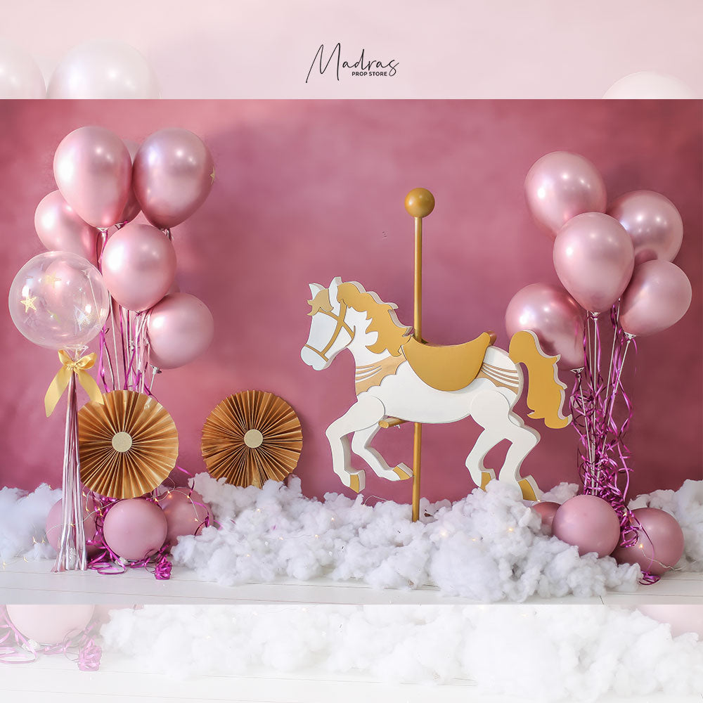 Merry Go Round - Baby Printed Backdrops