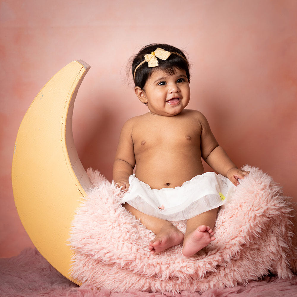 Peachy Pink Canvas : Painted Fashion Backdrops