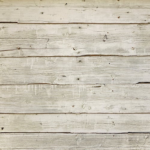 Rustic Cream Wooden Floor - Printed Backdrop 