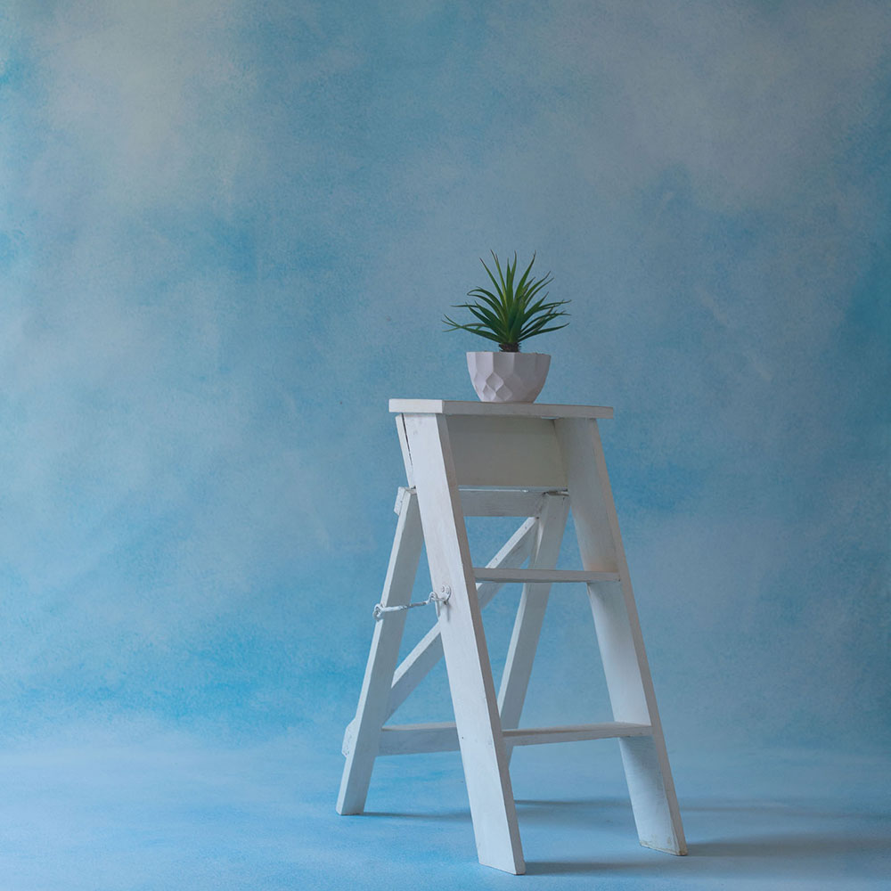 Sky Blue Canvas : Painted Fashion Backdrops