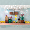 Super Mario - Printed Backdrop - Fabric - 5 by 7 feet