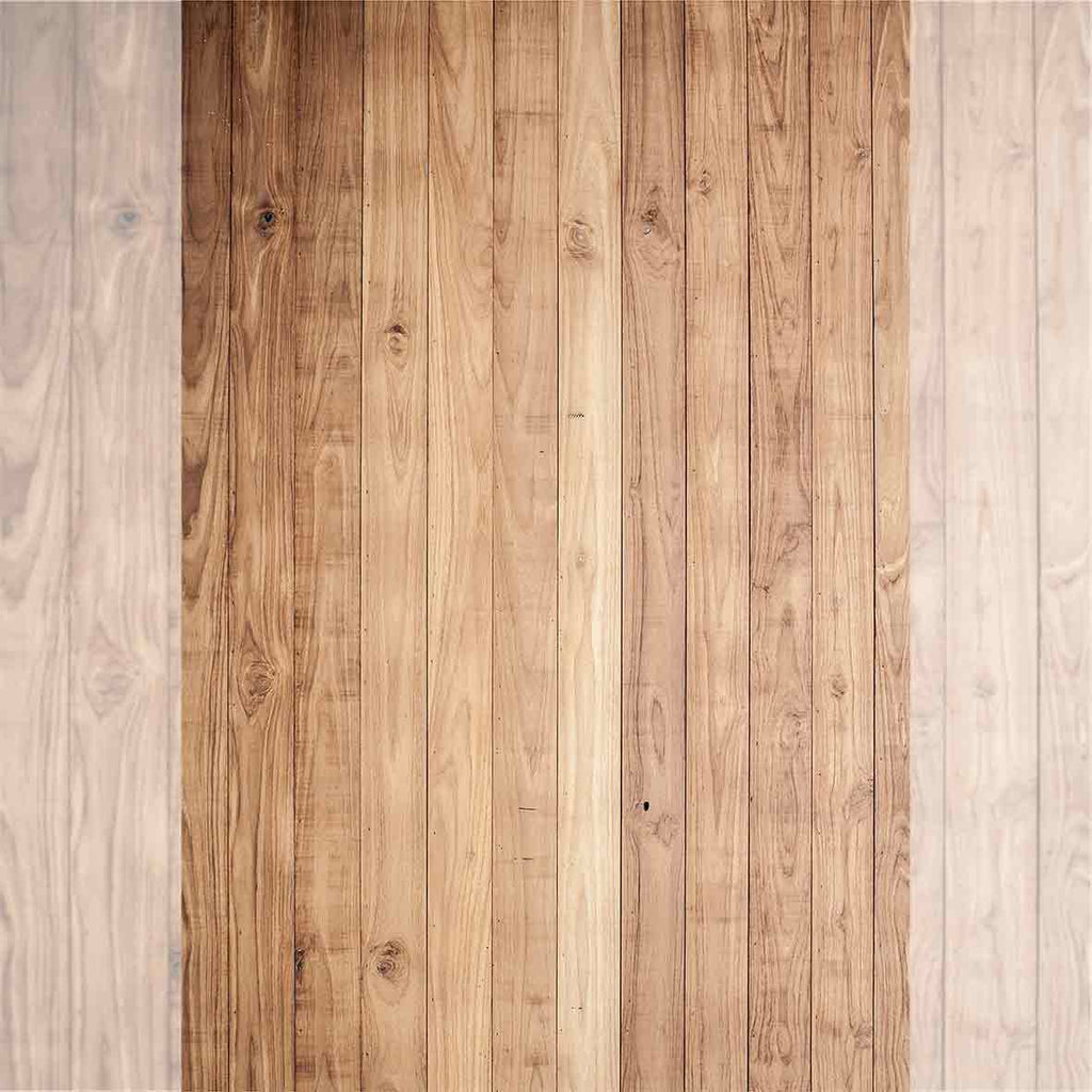 Tan Wood Style#2 - Printed Backdrop - Fabric - 5 by 10 feet