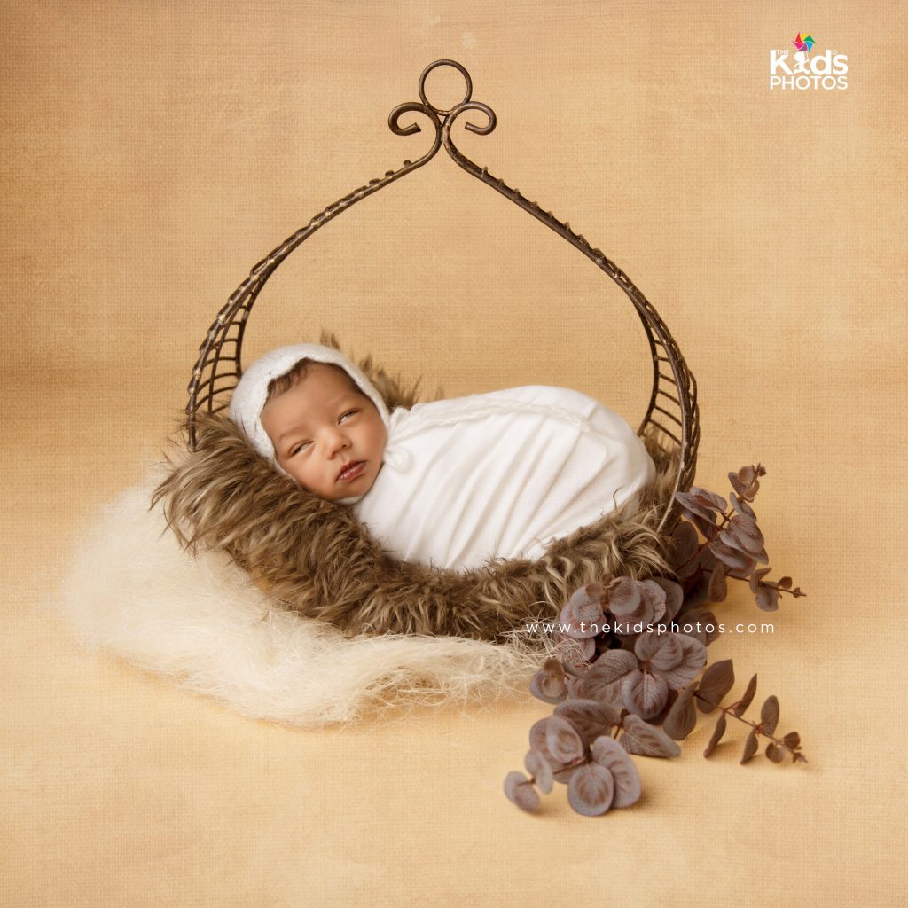 Newborn Brass Swing - Baby Props