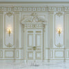 Vintage Sage Doorway - Baby Printed Backdrops