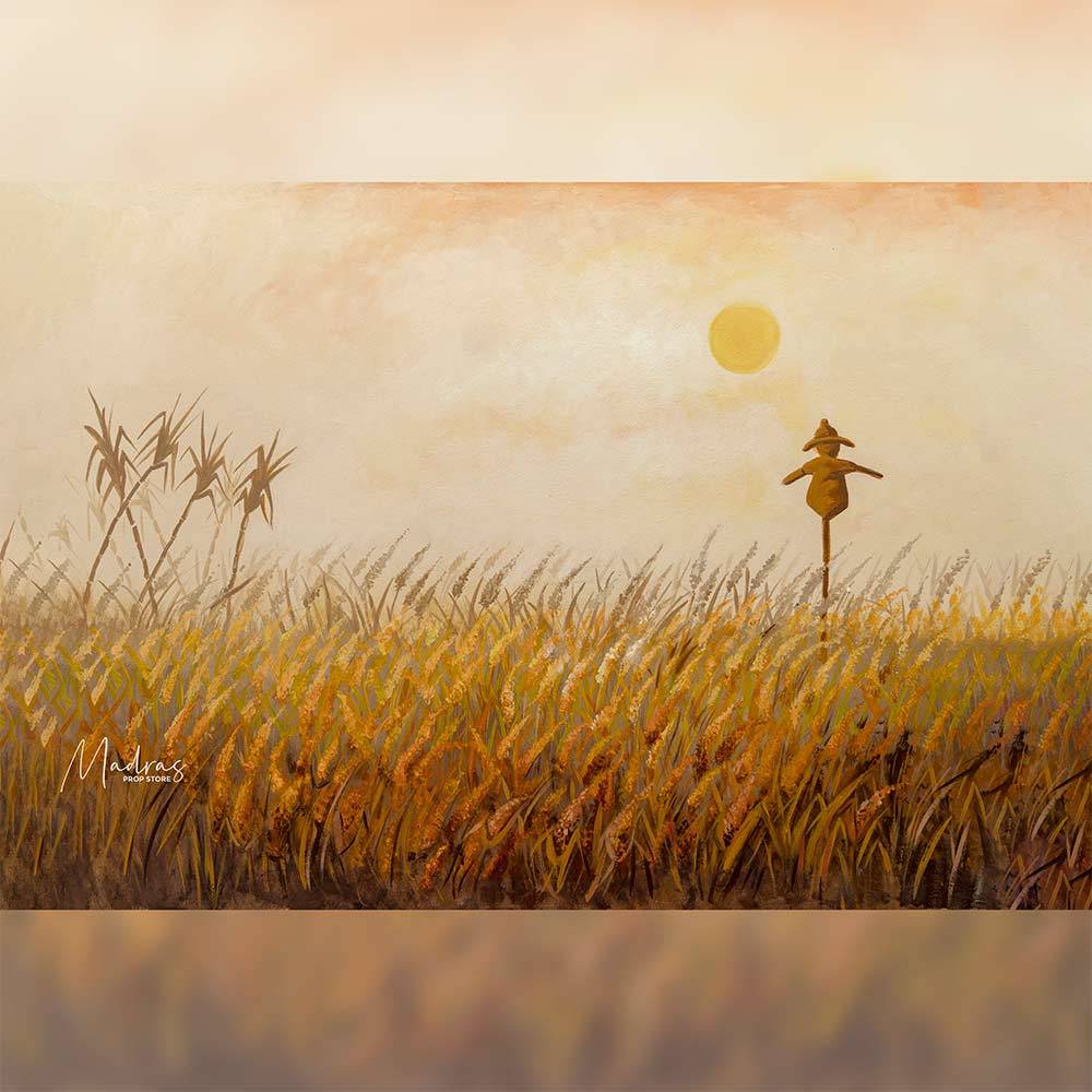 Wheat field - Printed Backdrop