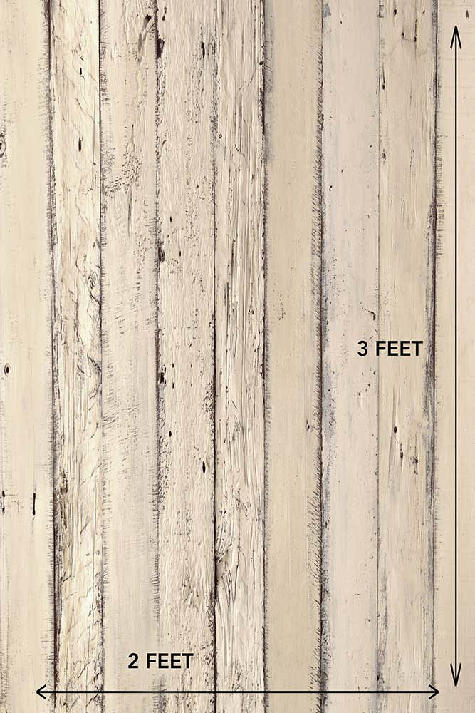 Vintage Cream Wood : Baby Backdrops