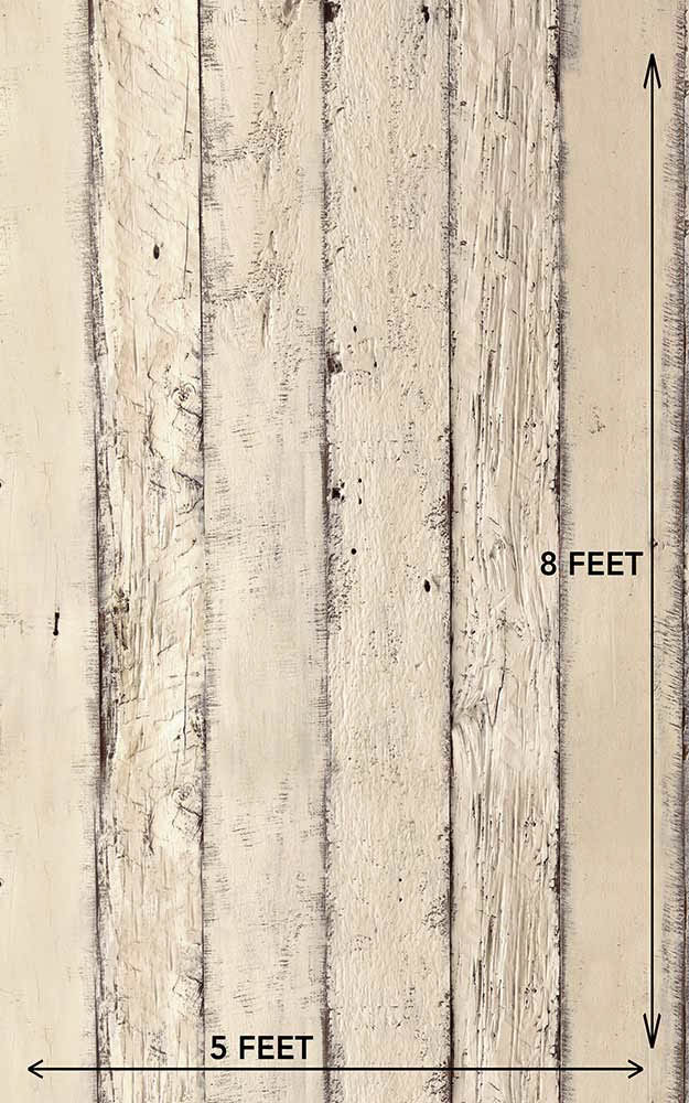 Vintage Cream Wood : Baby Backdrops