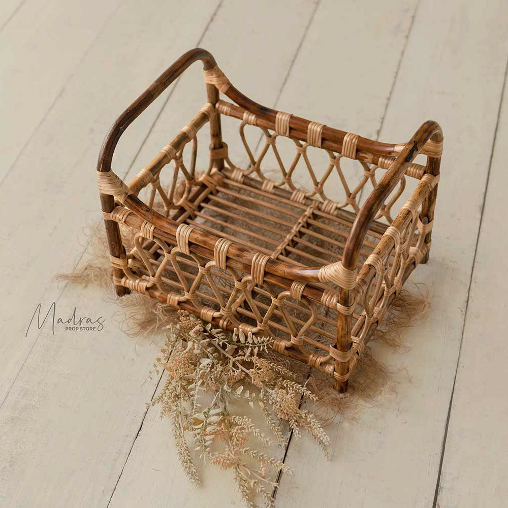 Rattan Bed - Baby props