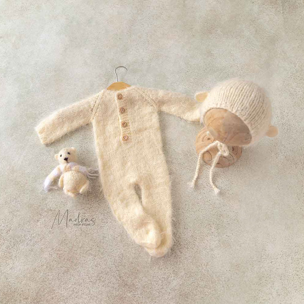 Newborn Bear Outfit - baby Props