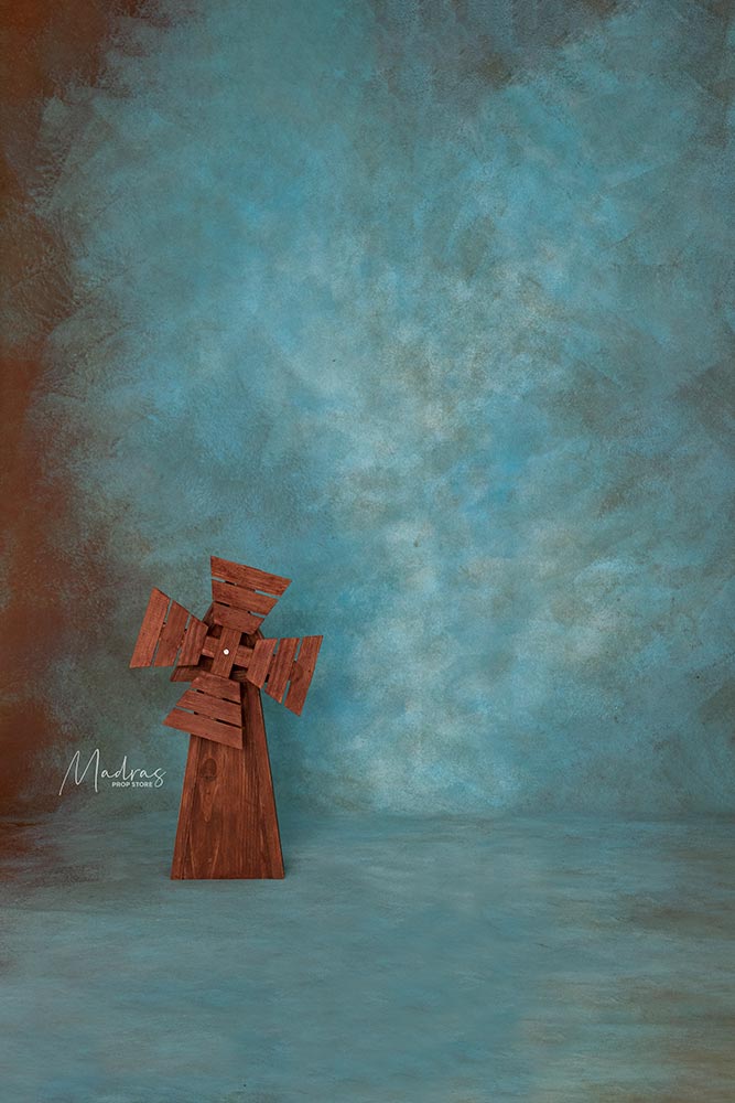 Copperish Turquoise : Painted Fashion Backdrops