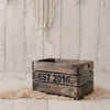 Stamped Vintage Crate