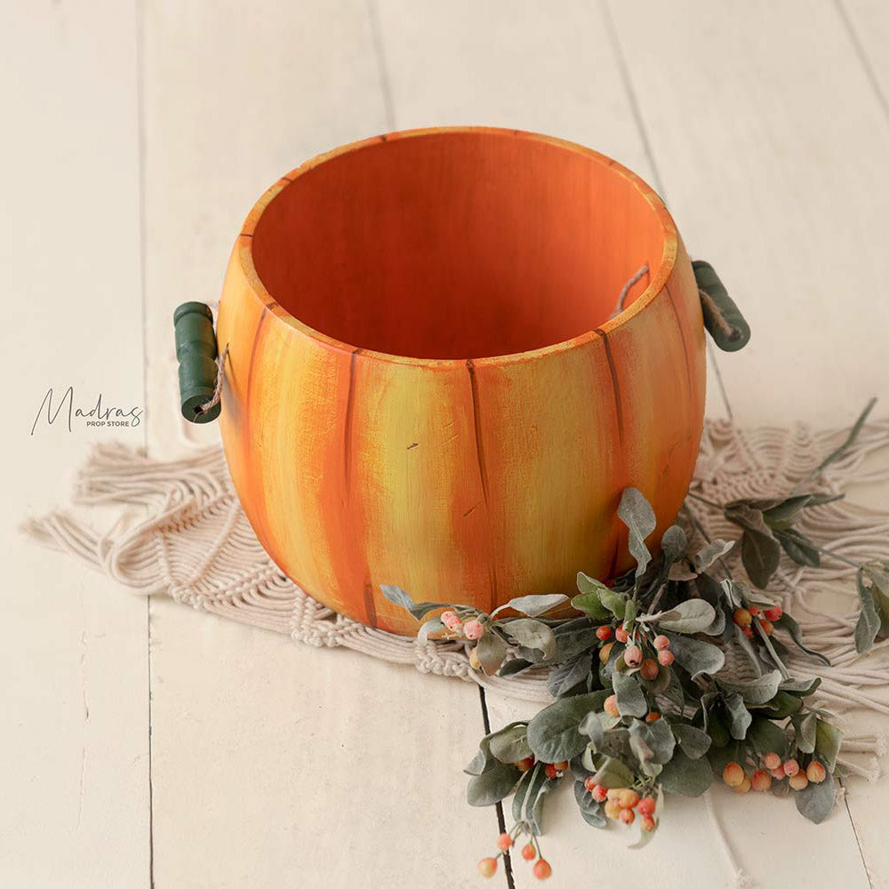 Pumpkin Bucket : Baby Props