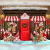 Xmas candy shop -  Baby Printed Backdrop