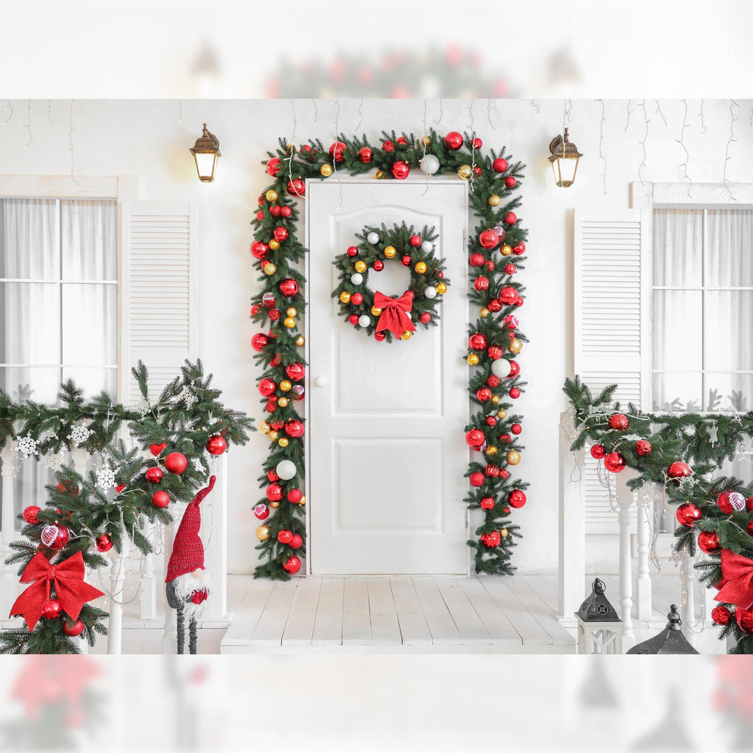 Xmas Doorway : Baby Backdrops