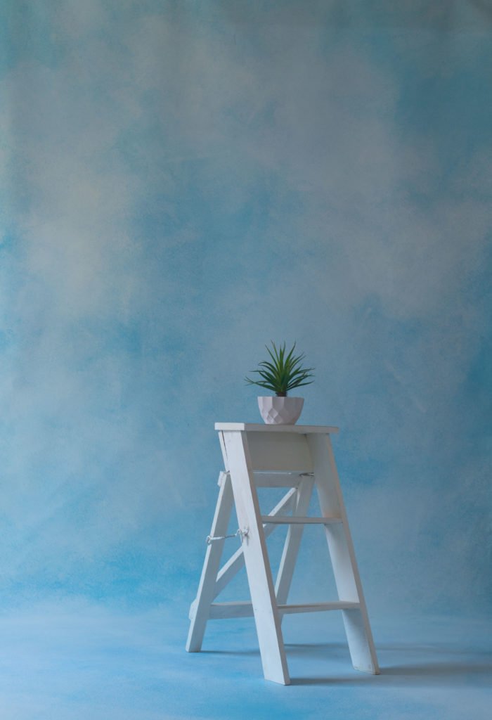 Sky Blue Canvas : Painted Fashion Backdrops