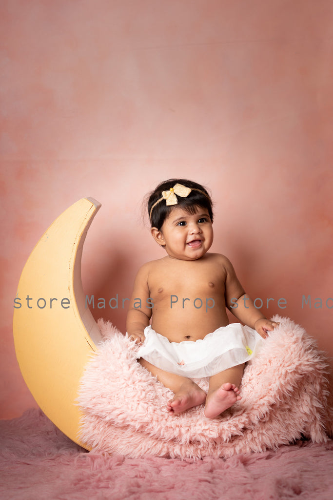 Peachy Pink Canvas - Baby Painted Backdrops