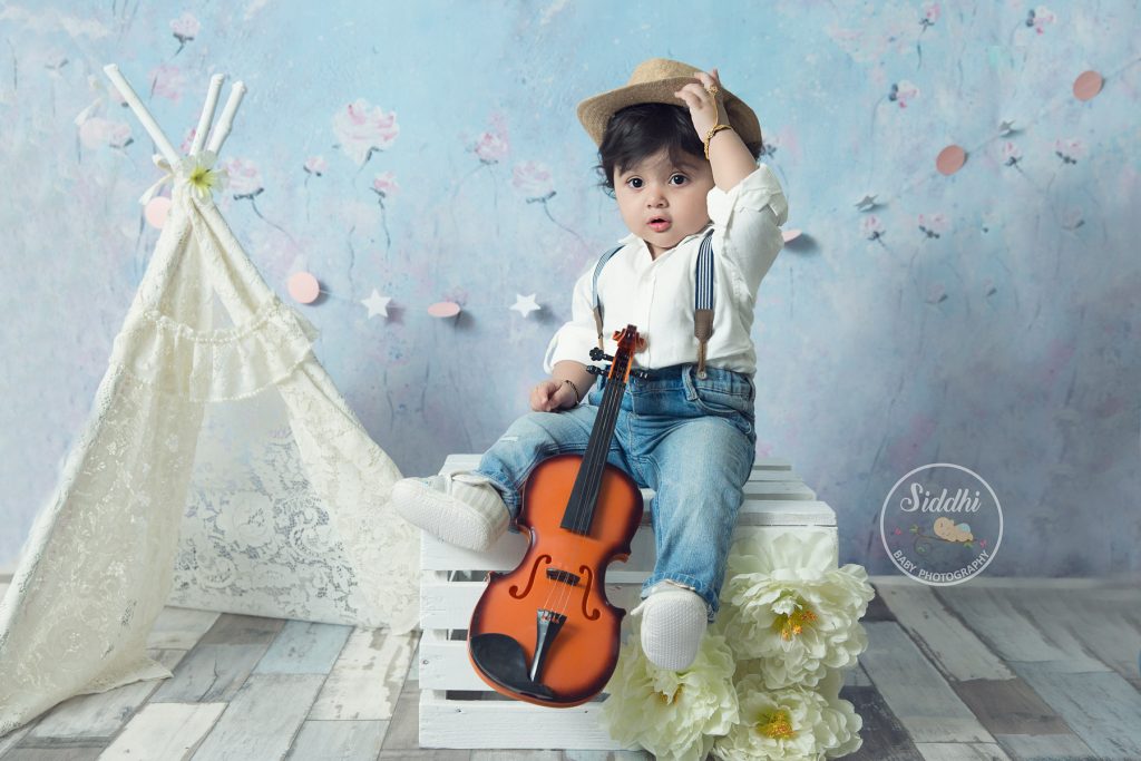 Prince Floral - Baby Printed Backdrops
