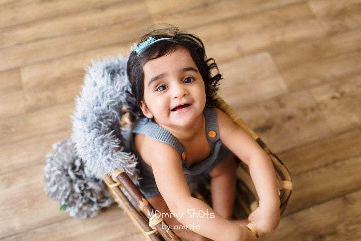 Rustic Bamboo Basket : Baby Props