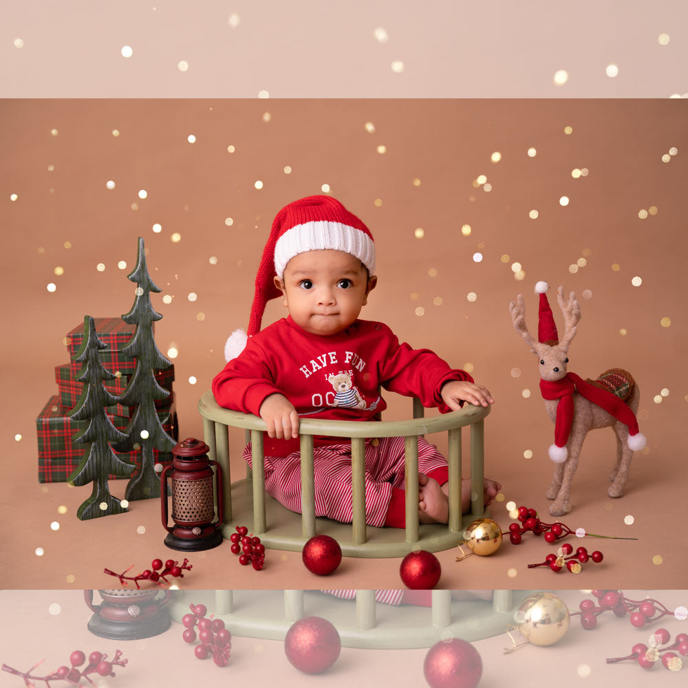 Crochet Santa Cap : Baby Props